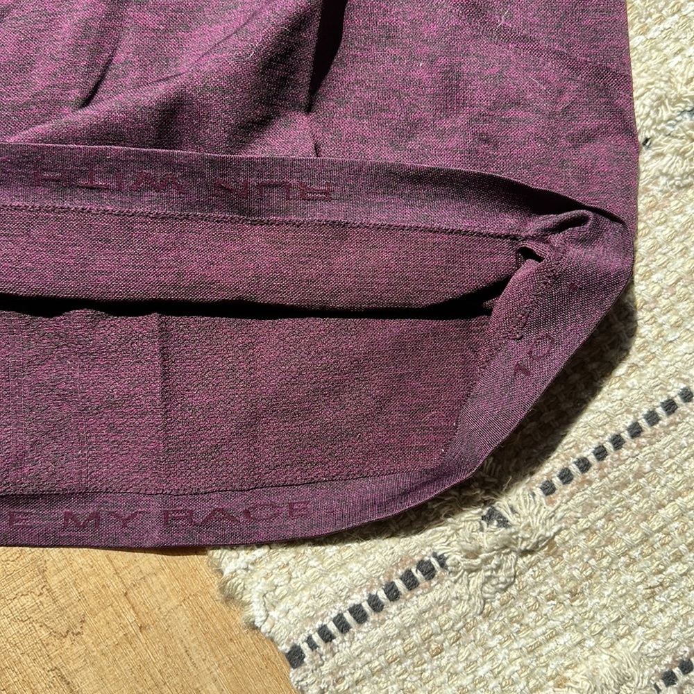 EUC Maroon Lululemon Swiftly Tech Tank. Size 10. - Picture 2 of 3